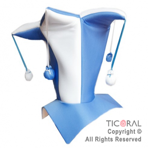 SOMBRERO REY CORONA ACETATO CON PELOTITAS ARGENTINA